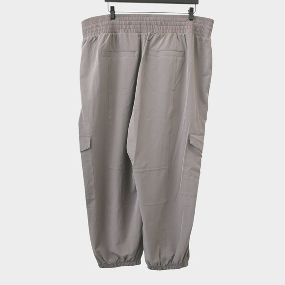 Spanx Smoke Petite Out Of Office Cargo Jogger Pants Size 3X 50638Q - Picture 2 of 8